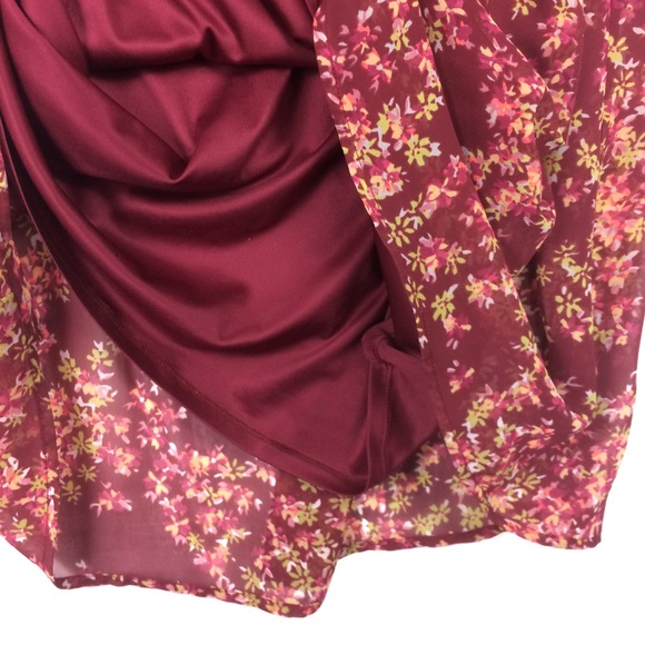 Red Floral Summer Dress from Express - Picture 6 of 7